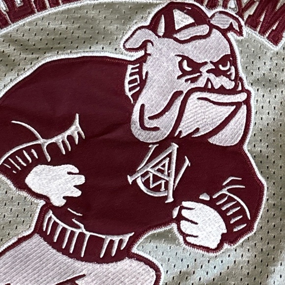 Tones of Melanin Alabama A&M Bulldogs Grey Basketball Jersey - Picture 7 of 16